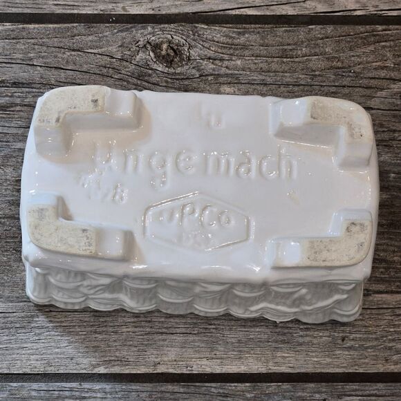 Ungemach USA Pottery Ivory Bamboo Footed Planter - Picture 8 of 8